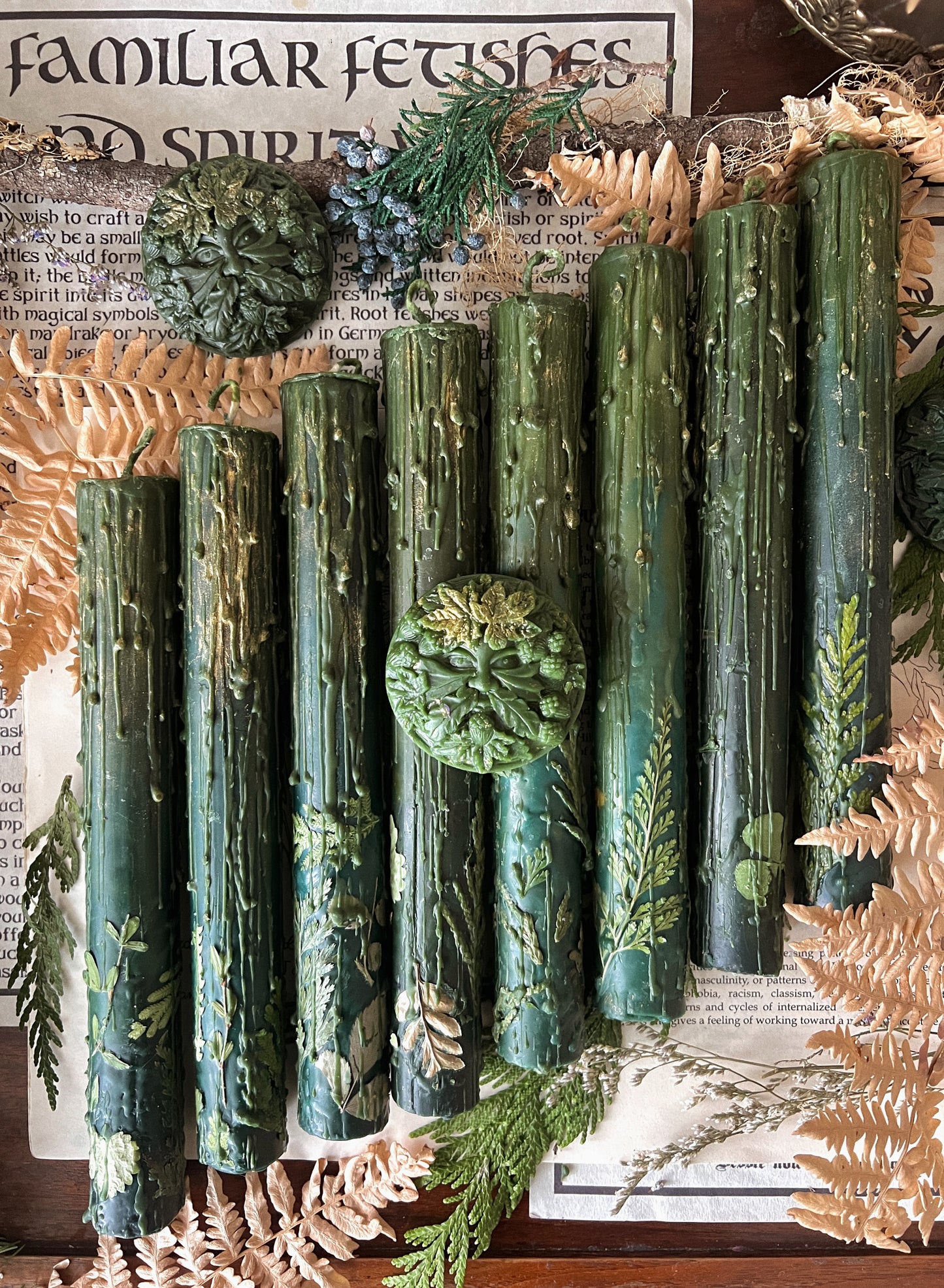 The Green Man Pillars