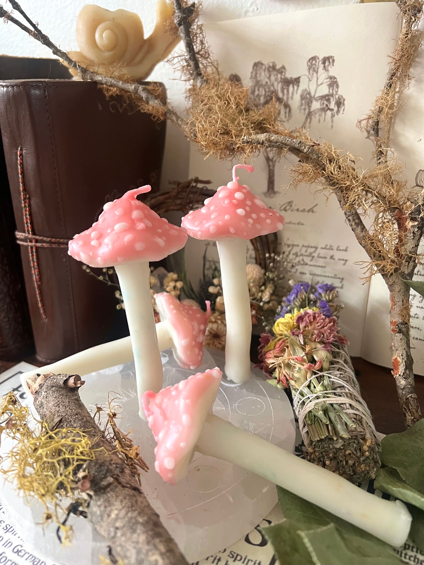 Magic Mushroom Candles