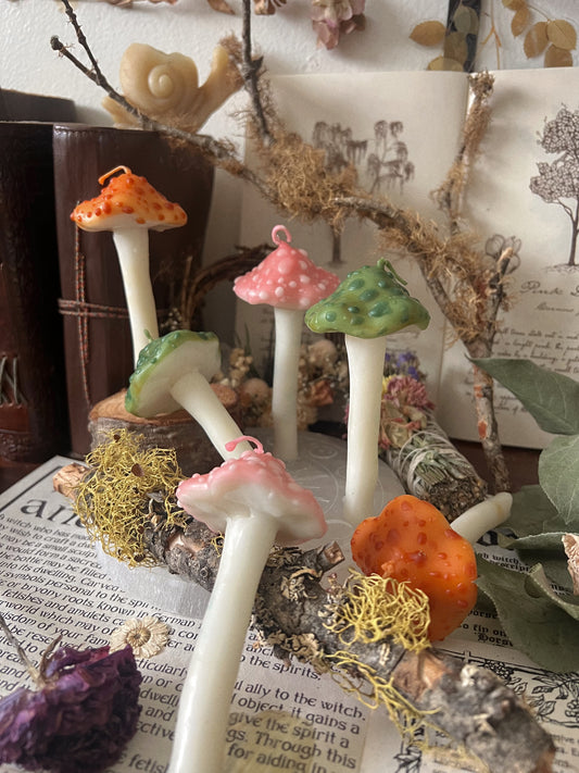 Magic Mushroom Candles