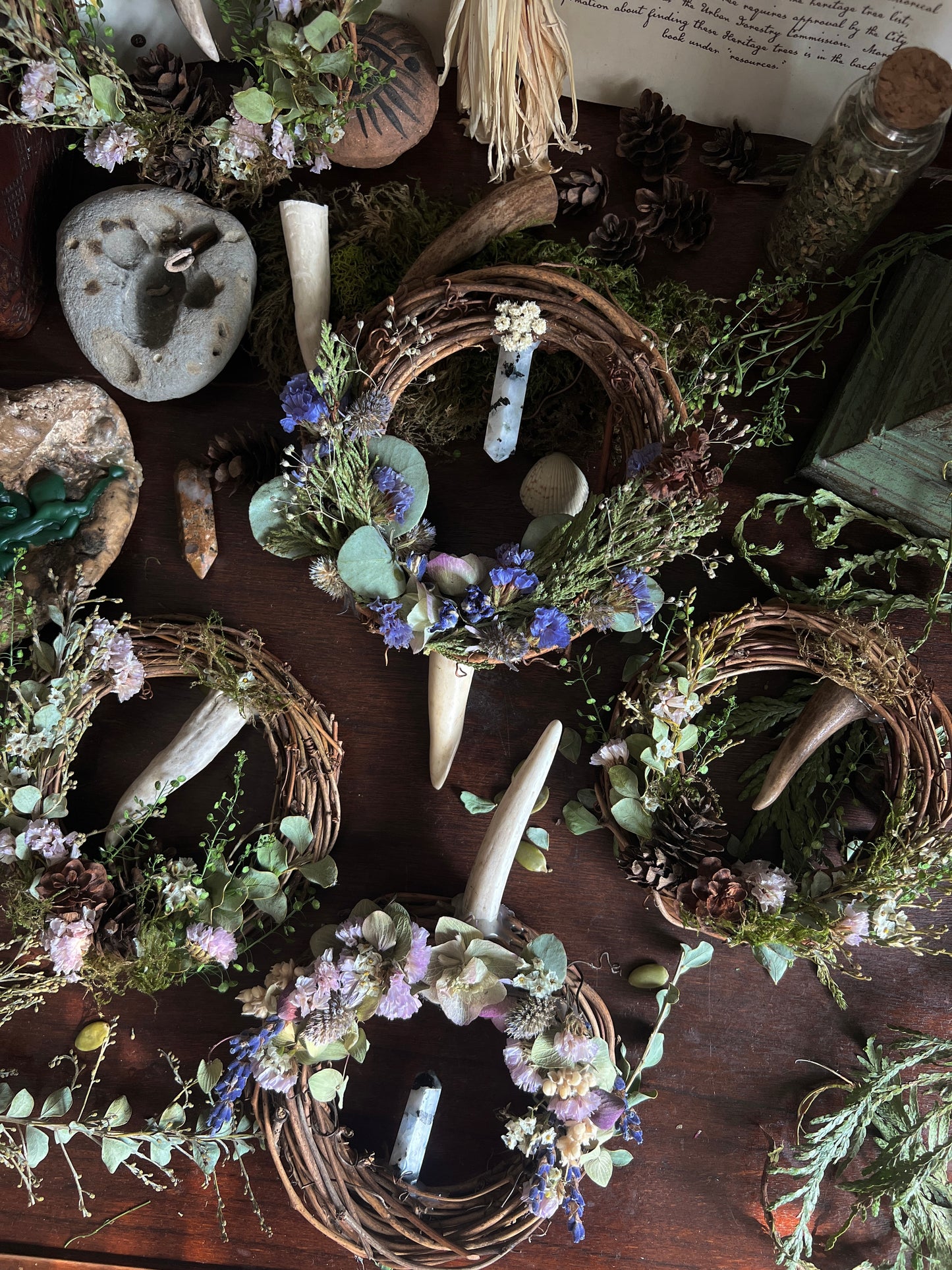 Horned Deity Wreaths