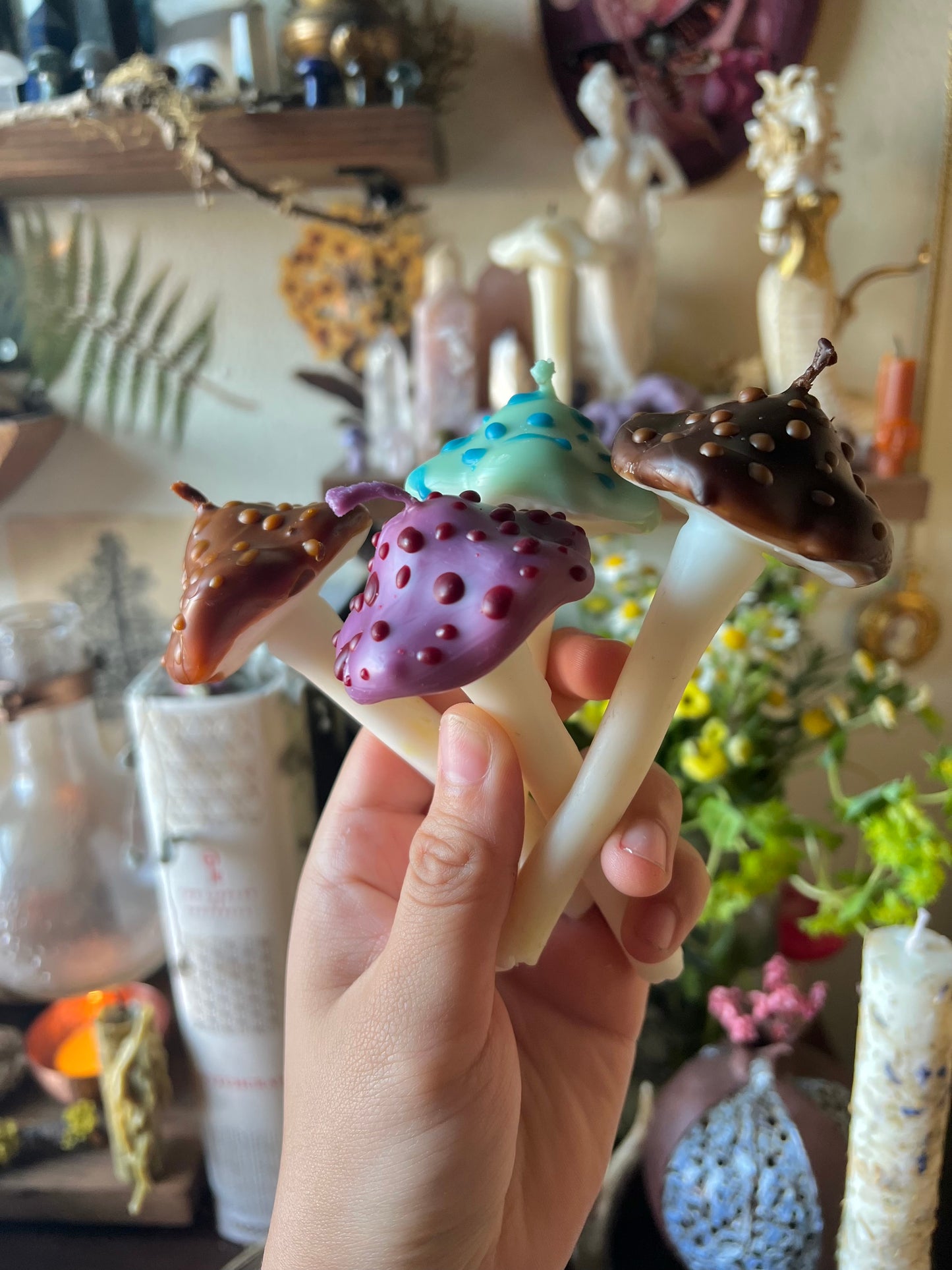 Magic Mushroom Candles