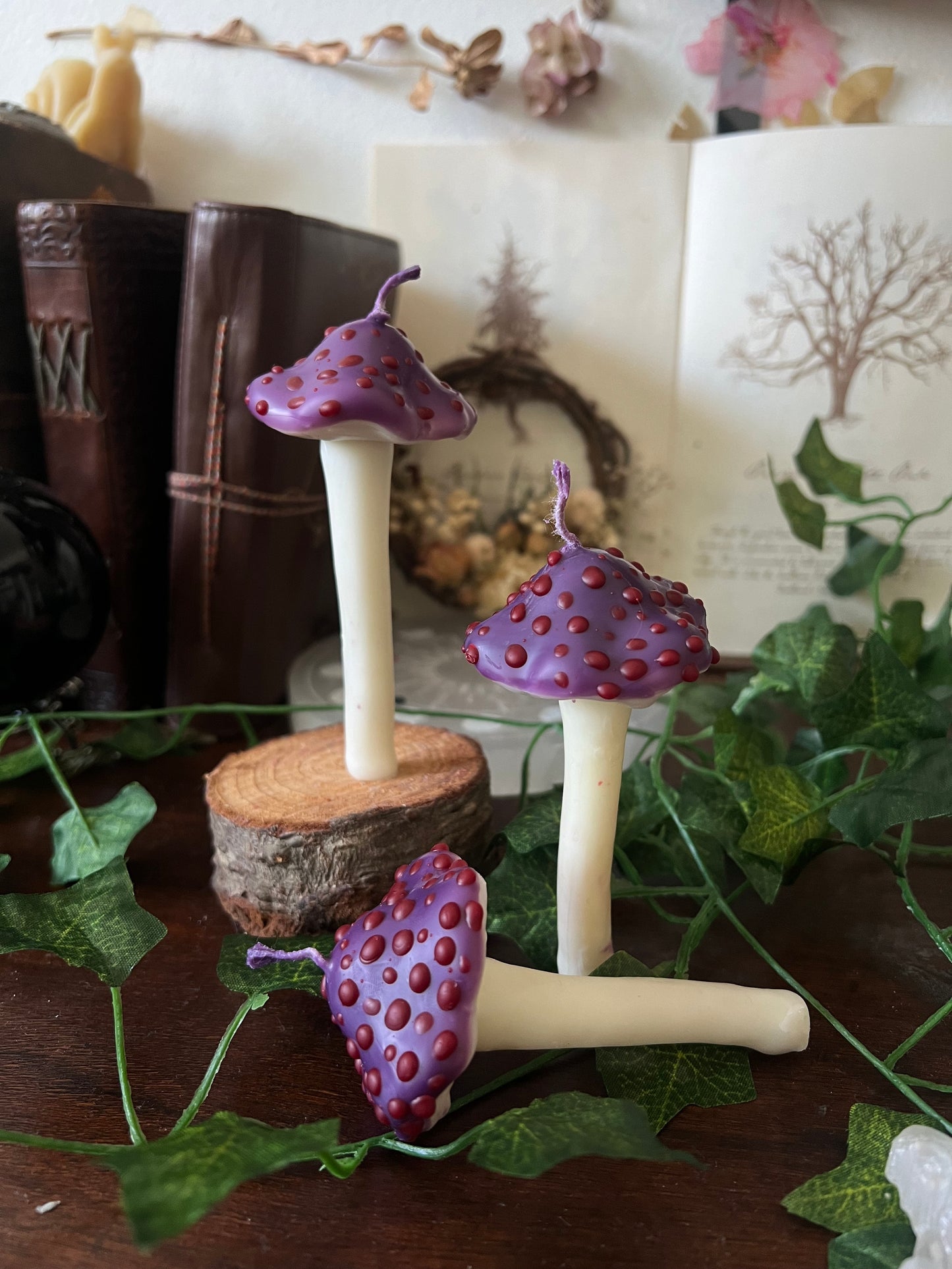 Magic Mushroom Candles