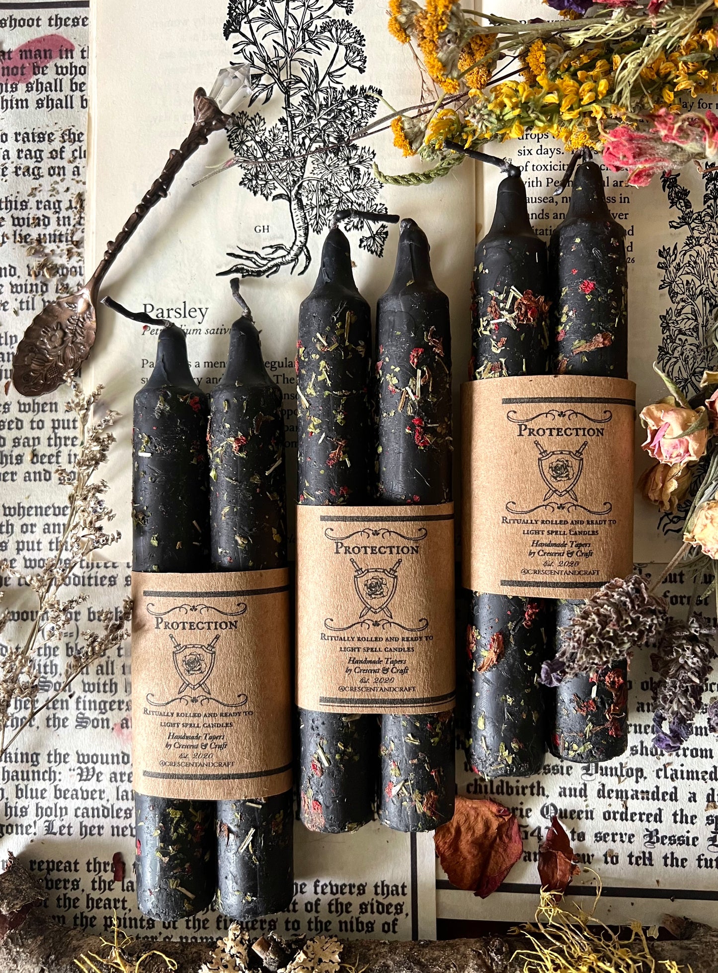 Dressed Spell Candles