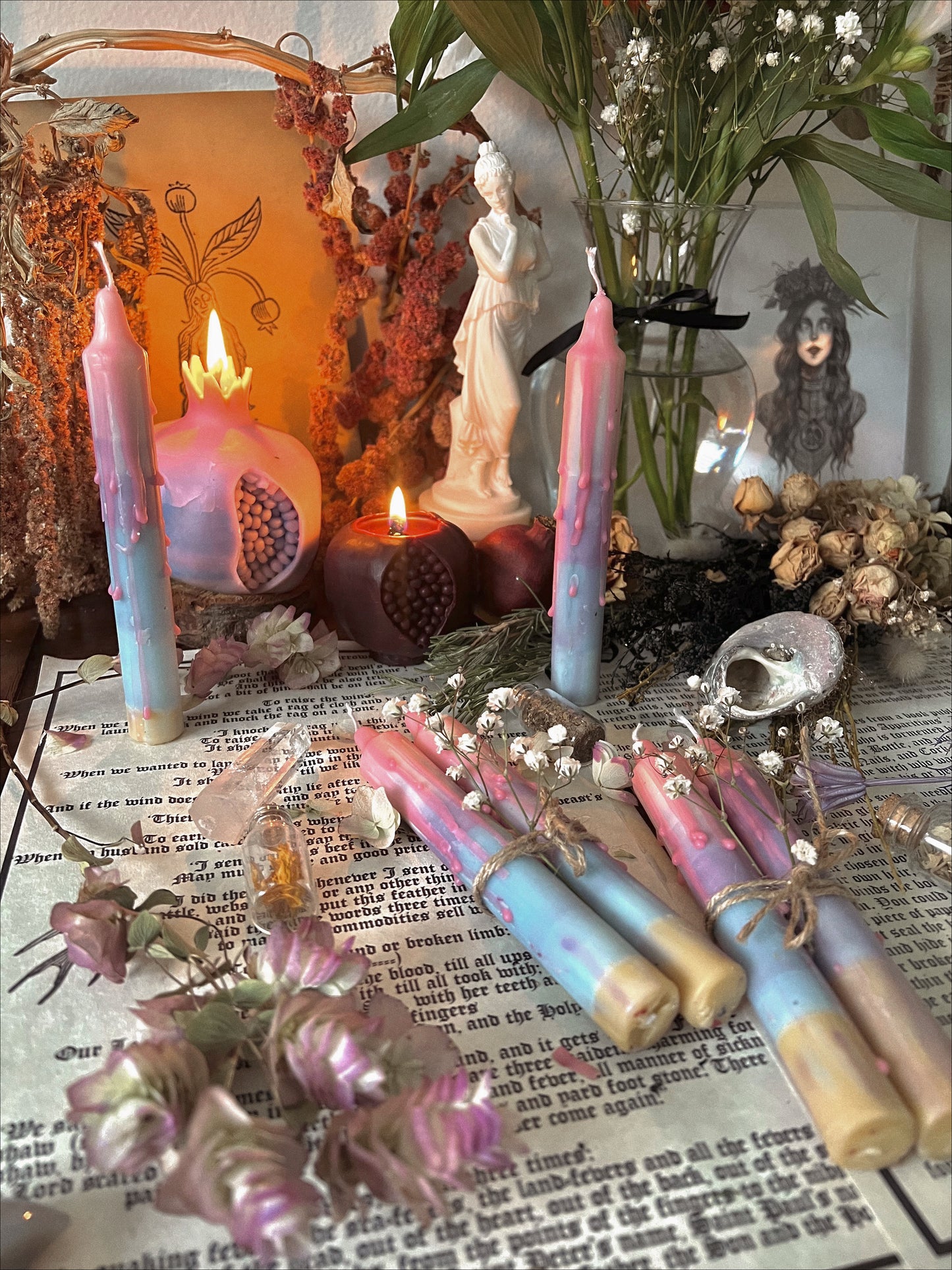 Persephone's Return Candles